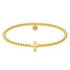 Bara Boheme | Solid Cross Charm Bracelet  | Stock | Vagabond | Apparel | Boutique