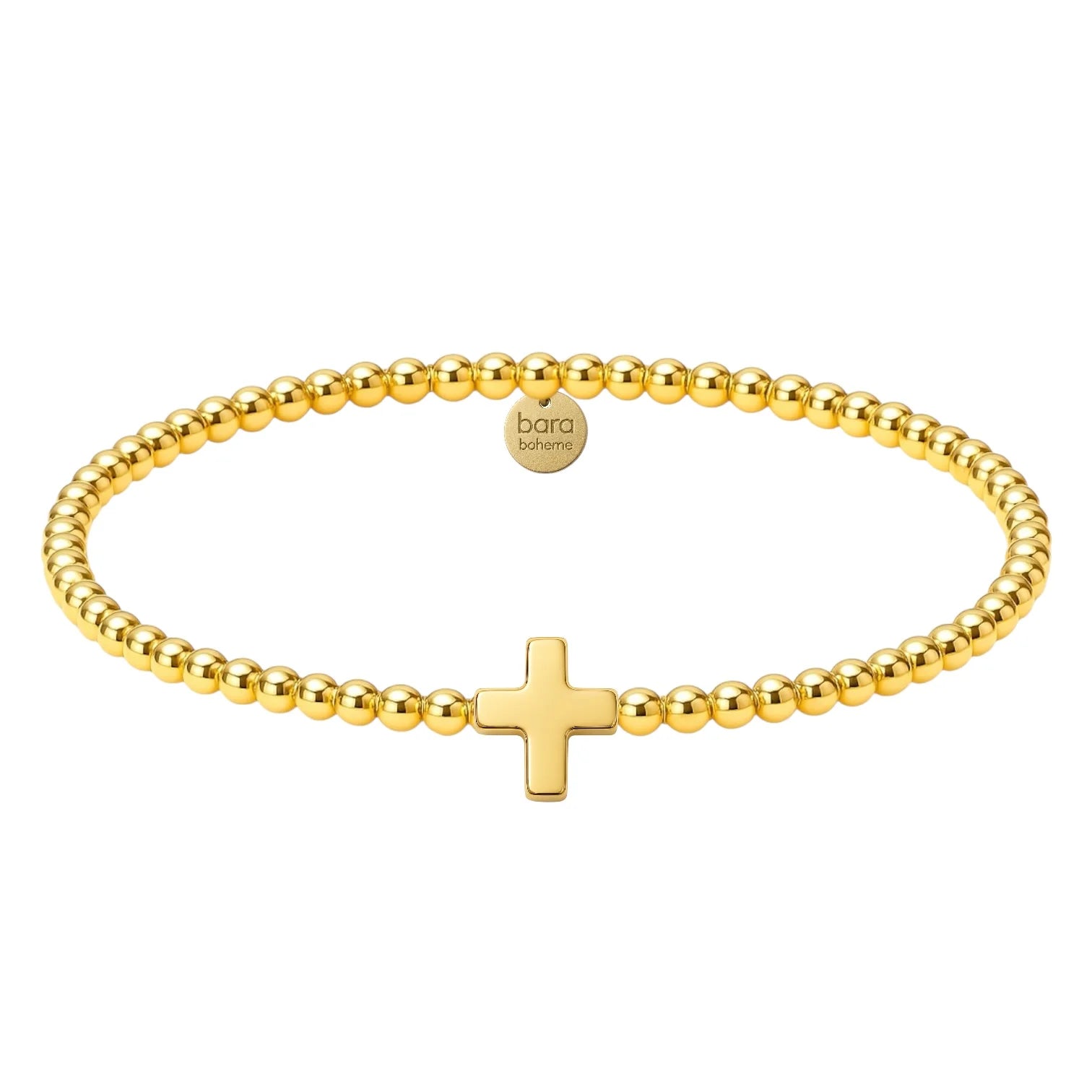Bara Boheme | Solid Cross Charm Bracelet  | Stock | Vagabond | Apparel | Boutique