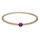Bara Boheme | Kid  | Happy Face Bracelet | Purple | Vagabond | Apparel | Boutique