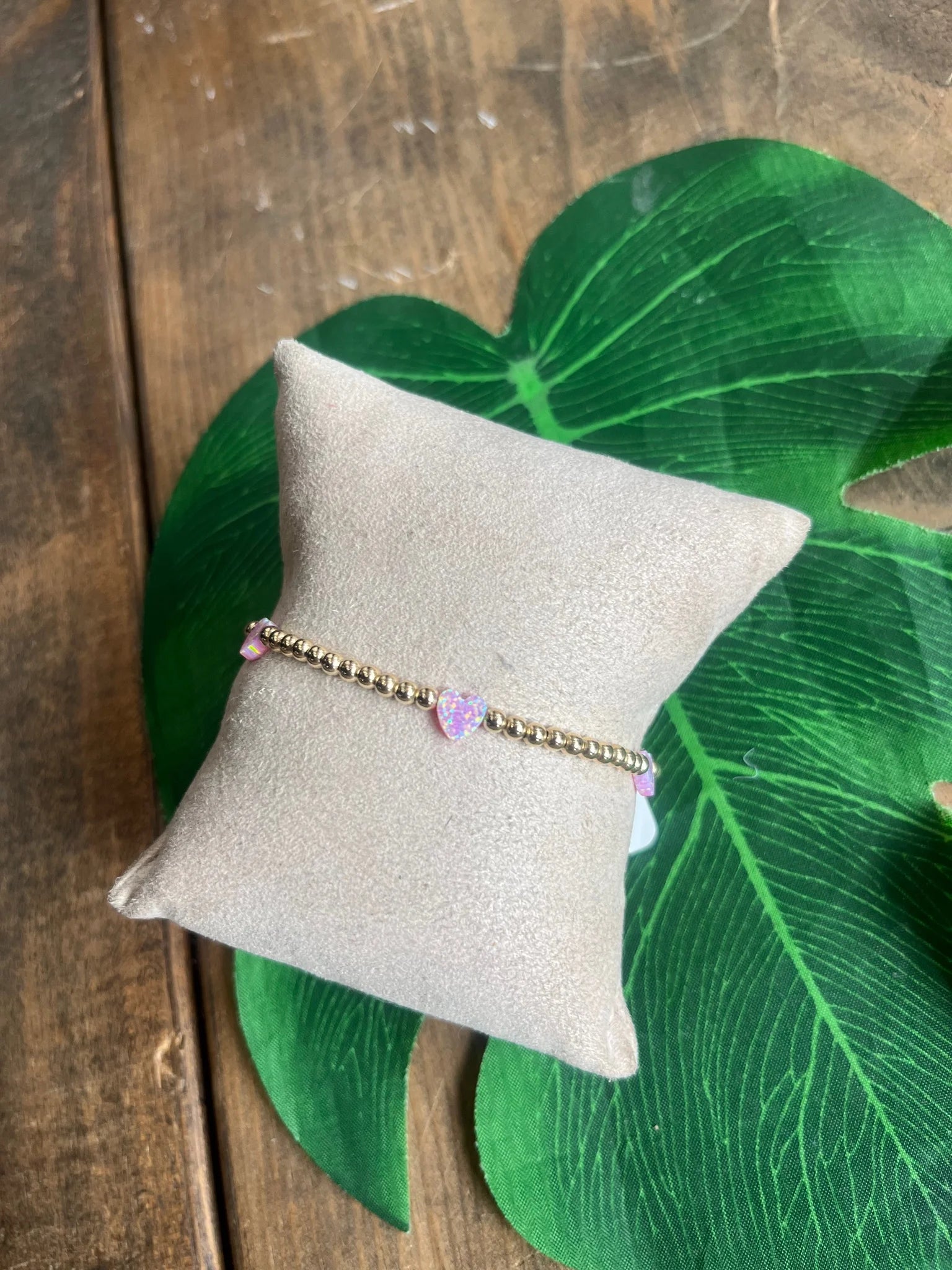 Bara Boheme | Opal Heart By The Yard | Baby Pink | Vagabond | Apparel | Boutique