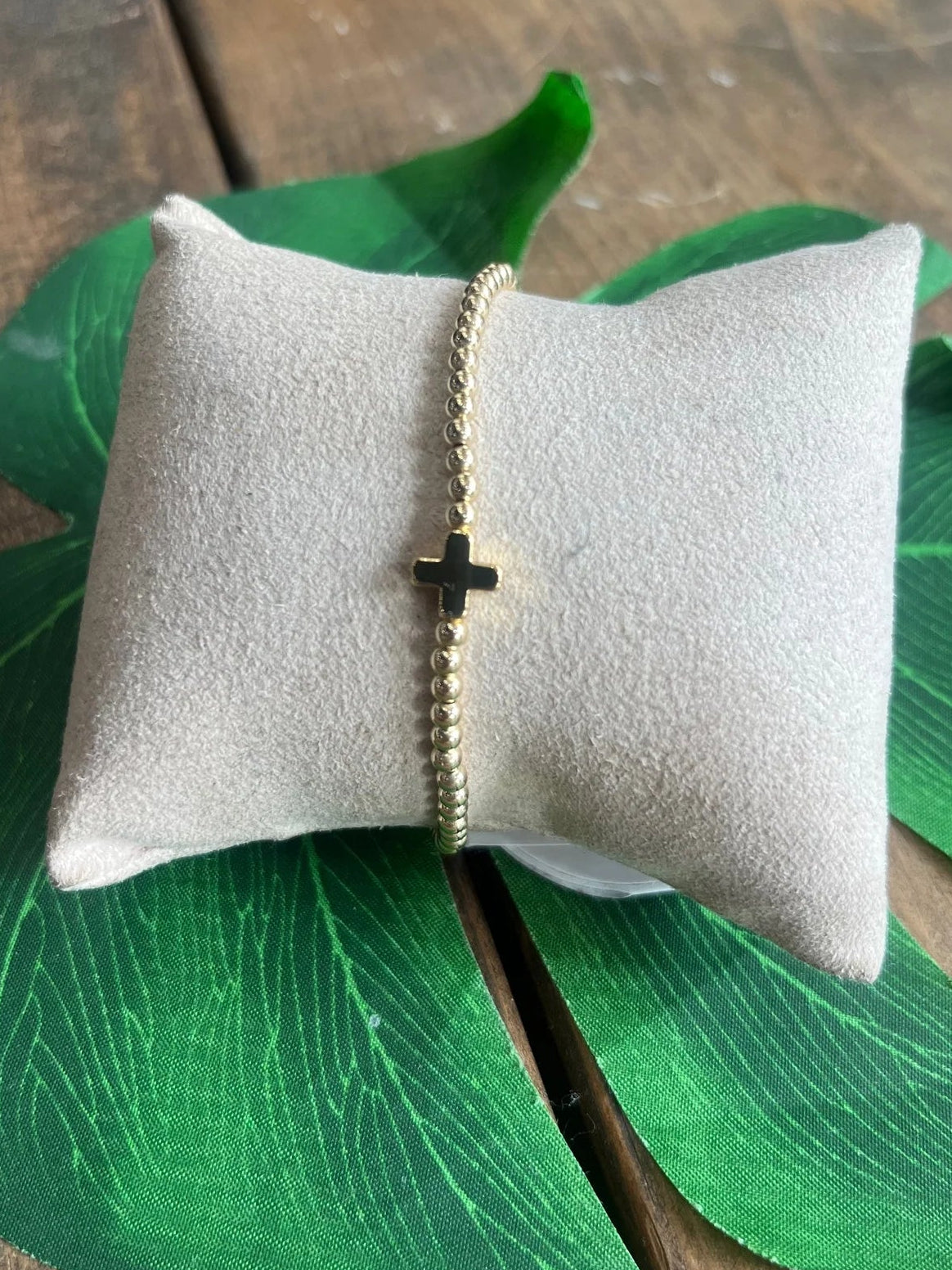 Bara Boheme | Solid Cross Charm Bracelet | Vagabond | Apparel | Boutique