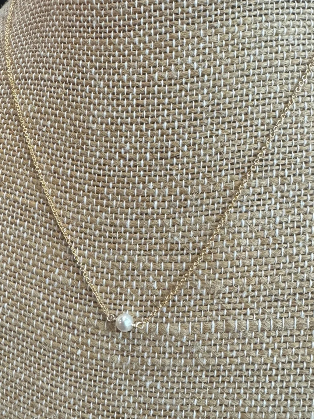 Bara Boheme | Teardrop Necklace | Pearl Front | Vagabond | Apparel | Boutique