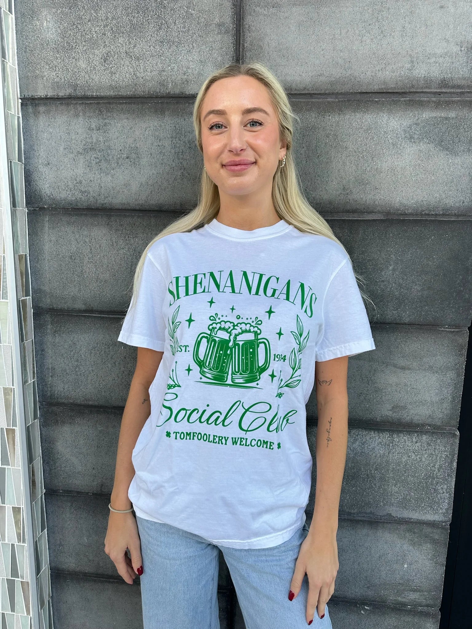 Bash | St. Patricks Day Shenanigans Tee | Model | Vagabond | Apparel | Boutique