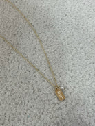 Beachybeads | Rect Rose Stamp Necklace | Vagabond | Apparel | Boutique