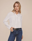 Bella Dahl |  Cropped Button Down | Vagabond | Apparel | Boutique
