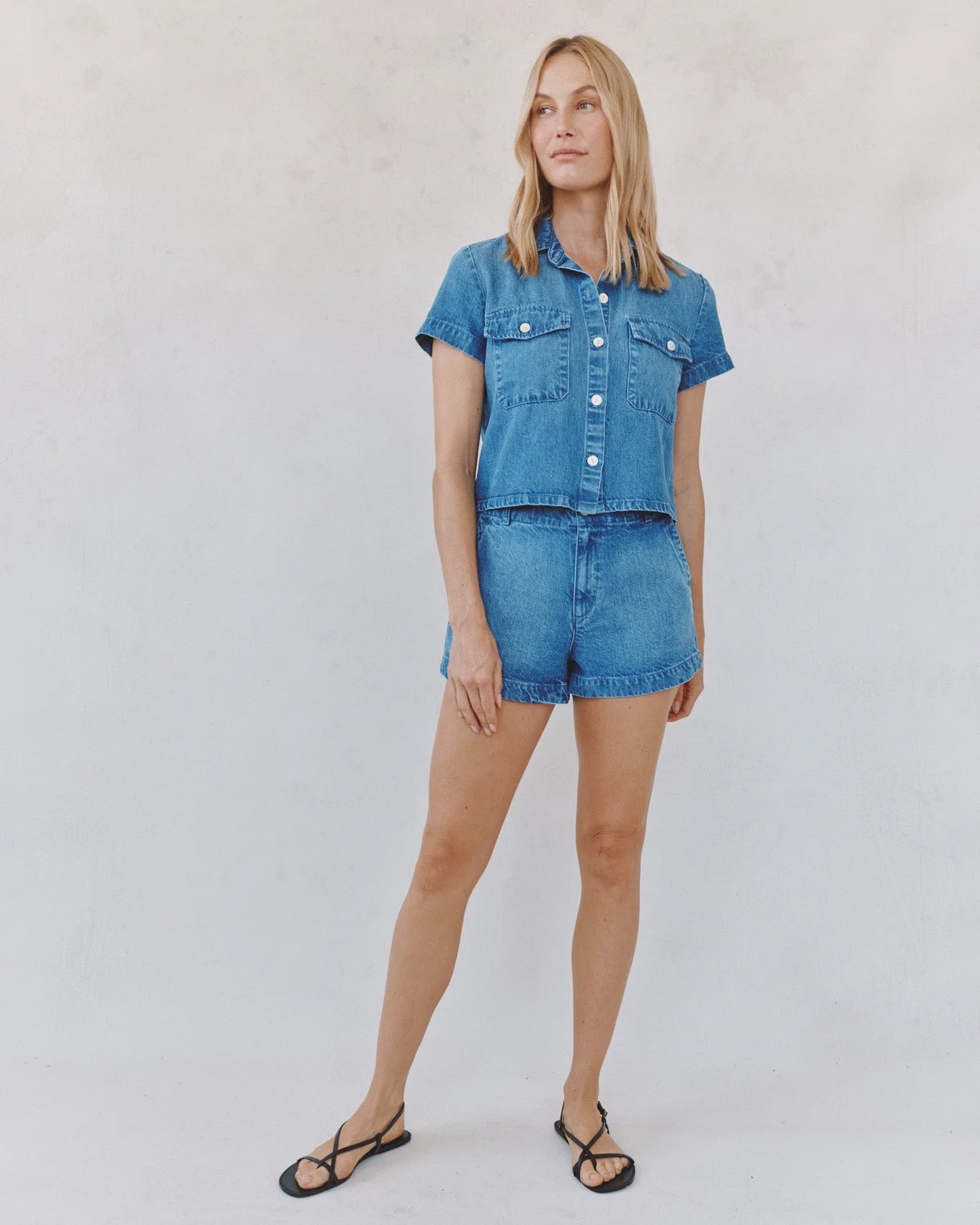 Bella Dahl | Short Sleeve Flap Pocket Shirt | Vagabond | Apparel | Boutique