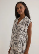 Bella | Dahl | Capri | Collar | Cap | Sleeve | Top | Vagabond | Apparel | Boutique