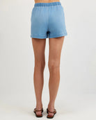 Bella Dahl | Clean Front Short | Indigo | Back | Vagabond | Apparel | Boutique