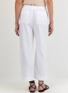 Bella Dahl | Easy Pocket Wide Leg Crop | Back | Vagabond | Apparel | Boutique