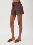 Bella Dahl | Easy Short | Marrakech Brown |  Vagabond | Apparel | Boutique