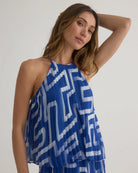 Bella Dahl | Pleated Halter Top | Vagabond | Apparel | Boutique