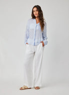 Bella Dahl Contrast Pocket Boyfriend Shirt | Vagabond Apparel Boutique
