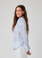 Bella Dahl Contrast Pocket Boyfriend Shirt | Vagabond Apparel Boutique