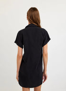Bella Dahl | Roll Sleeve Pocket Shirt Dress | Back | Vagabond | Apparel | Boutique