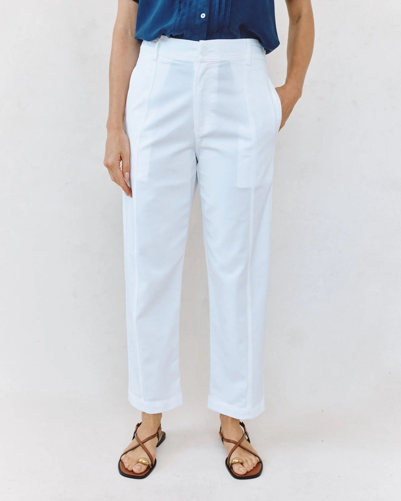 Bella Dahl | Seamed Soft Barrel With Elastic Back | Vagabond | Apparel | Boutique