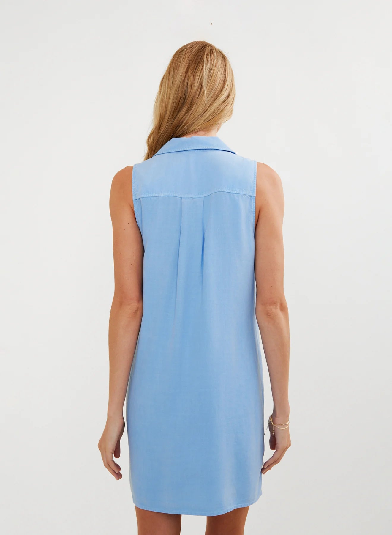 Bella Dahl | Sleeveless A-Line Dress | Back | Vagabond | Apparel | Boutique