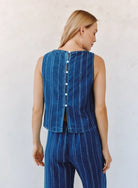 Bella Dahl | Sleeveless Button Back Top | Back | Vagabond | Apparel | Boutique