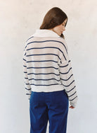 Bella Dahl | Tassel Tie Open Knit Sweater | Back | Vagabond | Apparel | Boutique