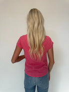 Bella Dahl | Baby Crew Tee Hibiscus | Back | Vagabond | Apparel | Boutique