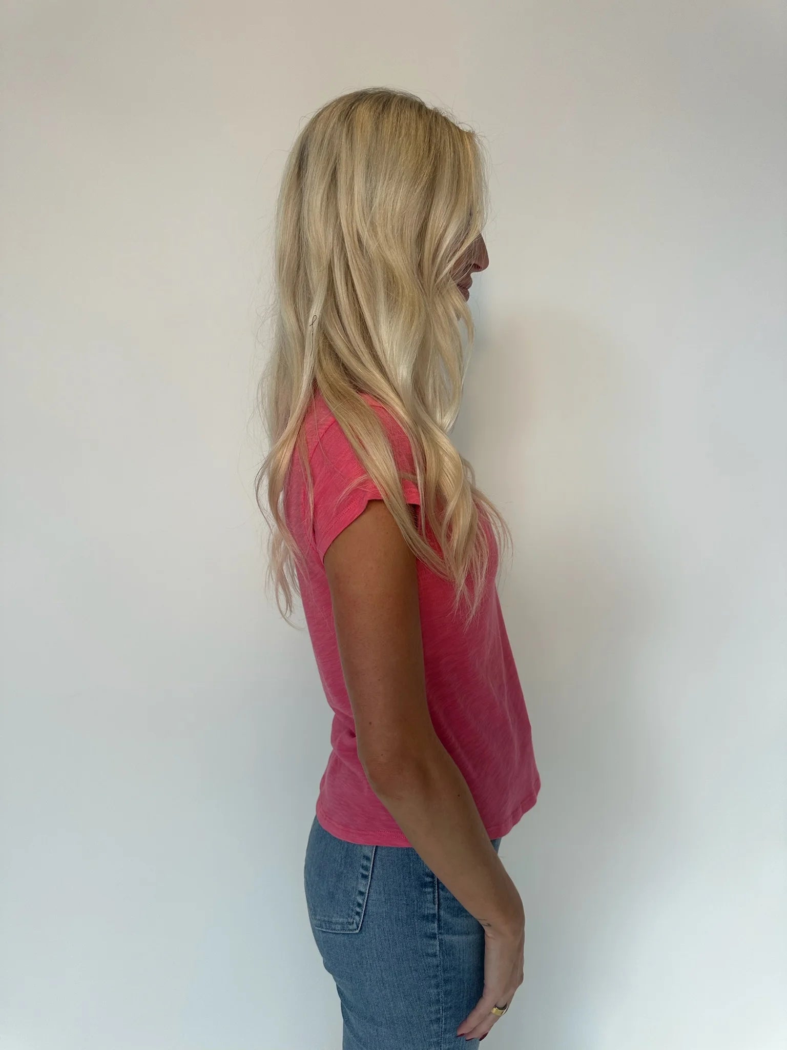 Bella Dahl | Baby Crew Tee Hibiscus | Side | Vagabond | Apparel | Boutique