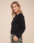Bella Dahl | Crew Neck Cardigan | Vagabond | Apparel | Boutique