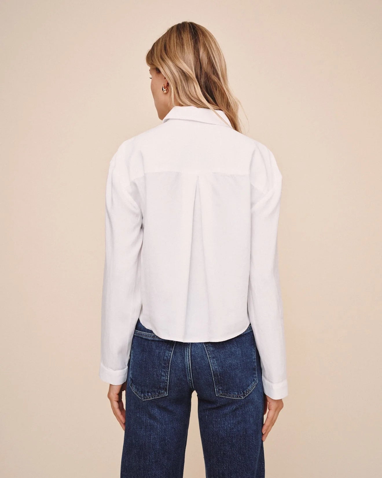 Bella Dahl |  Cropped Button Down | Vagabond | Apparel | Boutique