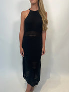 Bella Dahl | Halter Crochet Midi Dress | Vagabond | Apparel | Boutique