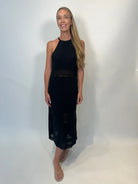 Bella Dahl | Halter Crochet Midi Dress | Vagabond | Apparel | Boutique