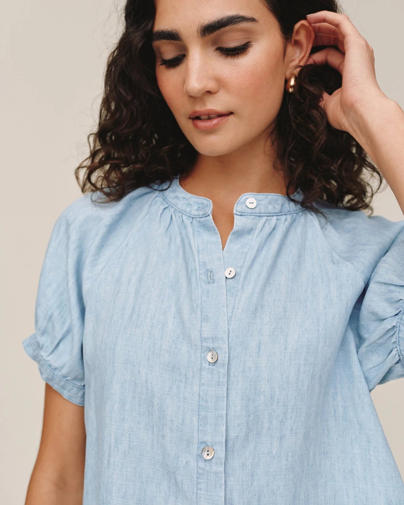 Bella Dahl Short Sleeve Raglan Shirt