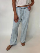 Bella Dahl | Side Embroidered Beach Pant | Vagabond | Apparel | Boutique