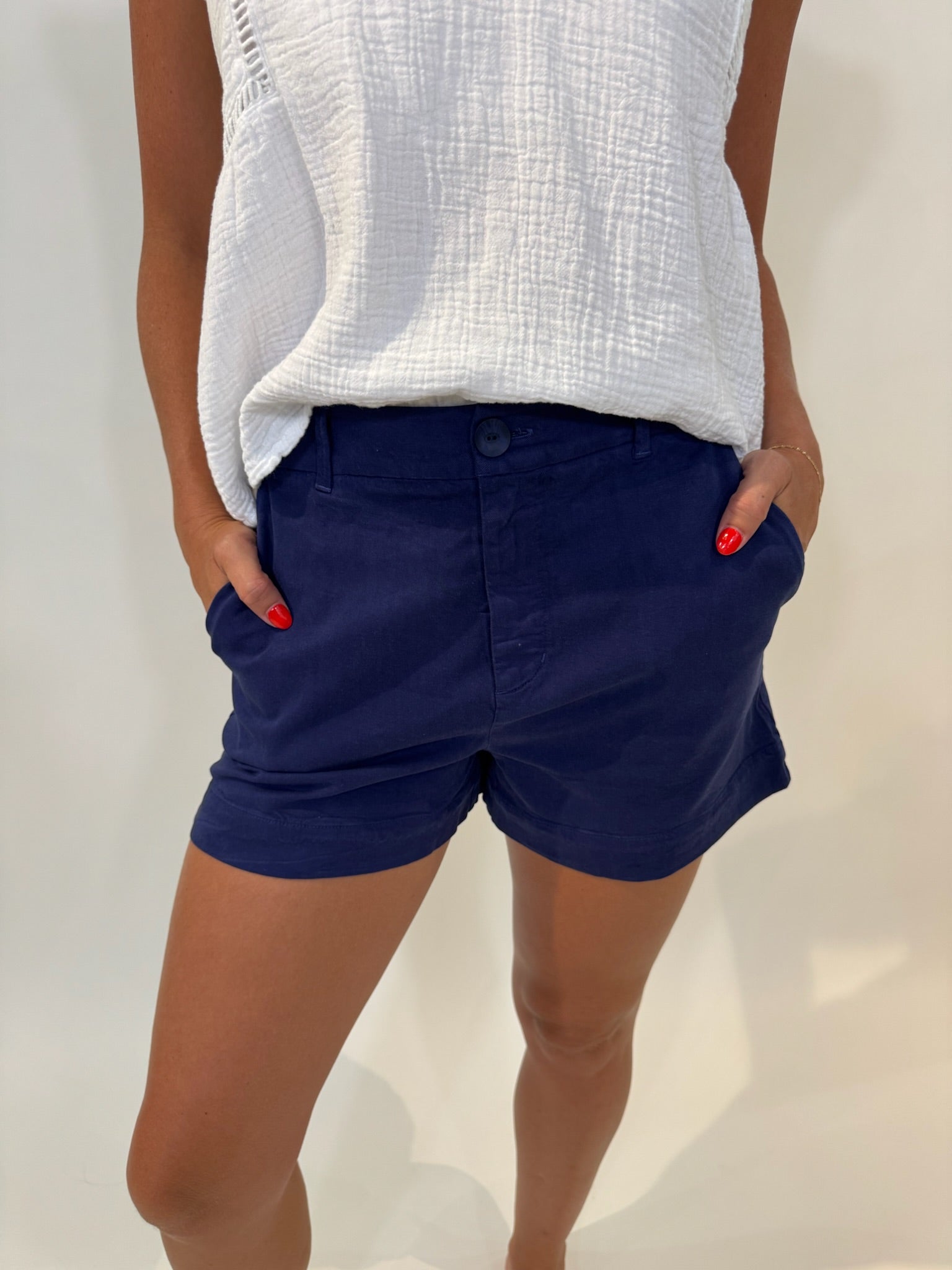 Bella Dahl | Side Slit Tennis Short | Nautical | Vagabond | Apparel | Boutique