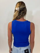 Bella Dahl | Sleeveless Placket Top | Back | Vagabond | Apparel | Boutique