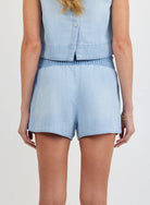 Bella Dahl | Smocked Waist Short | Back | Vagabond | Apparel | Boutique