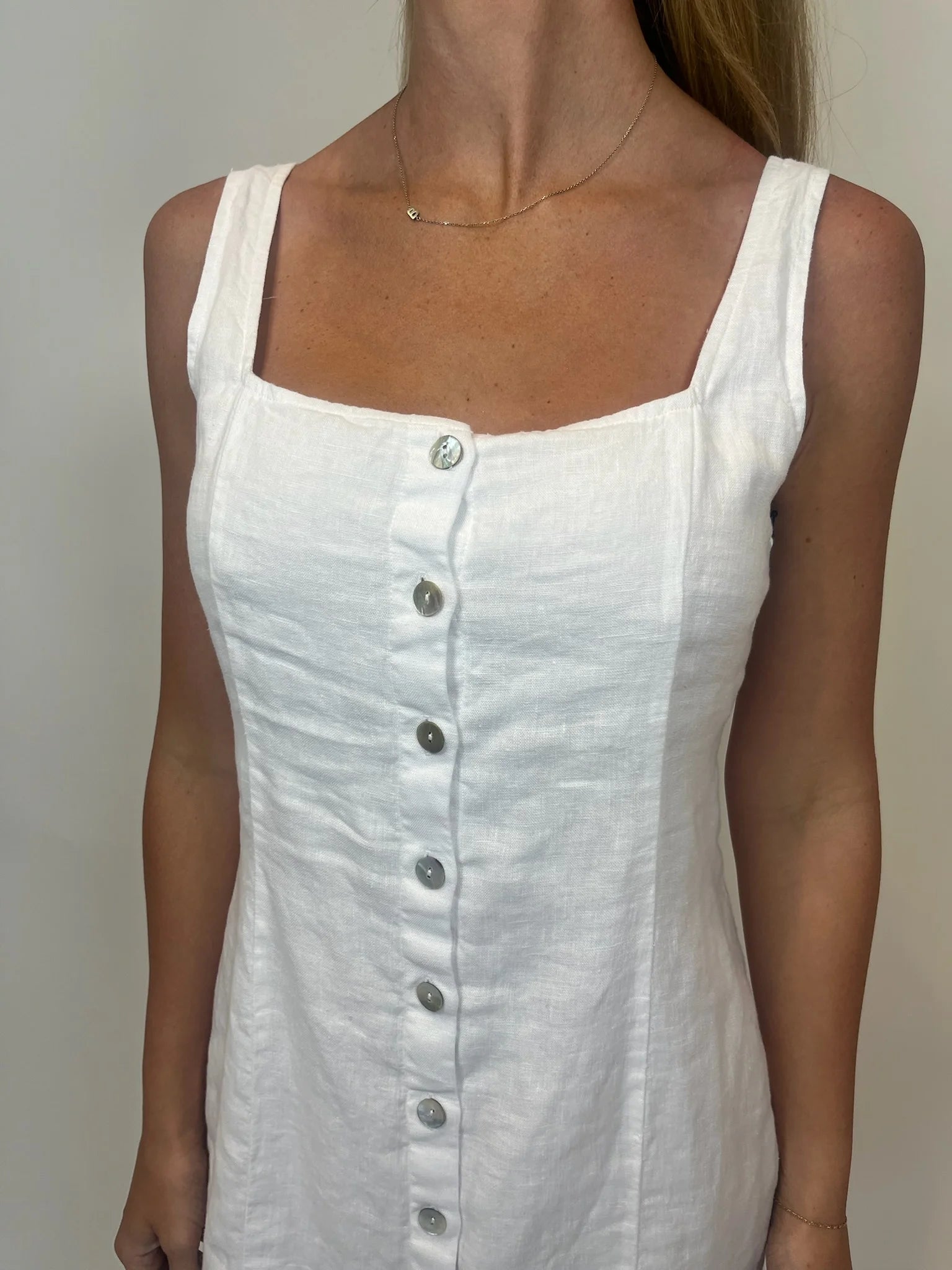 Bella Dahl | Square Neck Mini Dress | Close | Vagabond | Apparel | Boutique