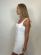 Bella Dahl | Square Neck Mini Dress | Side | Vagabond | Apparel | Boutique