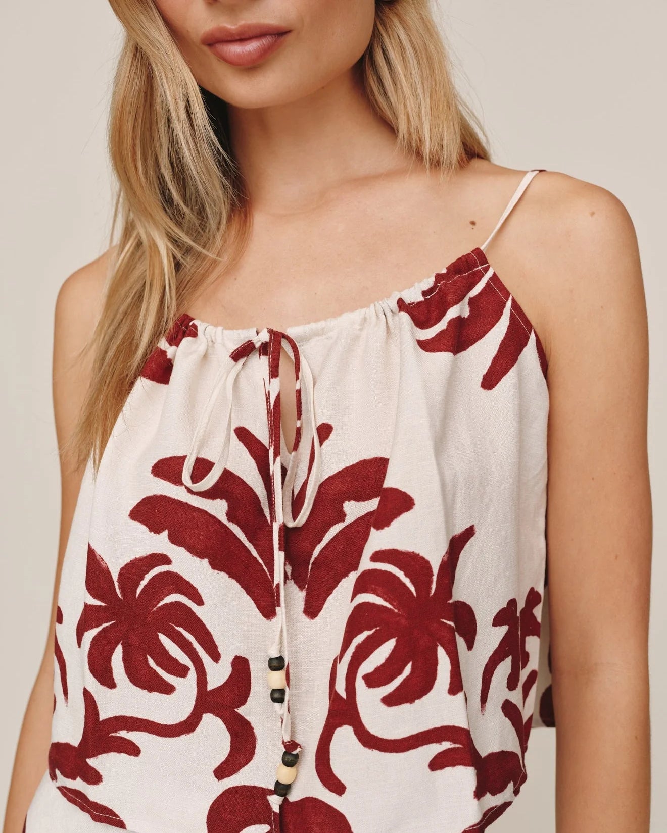 Bella Dahl |  Tie Front Cami | Vagabond | Apparel | Boutique