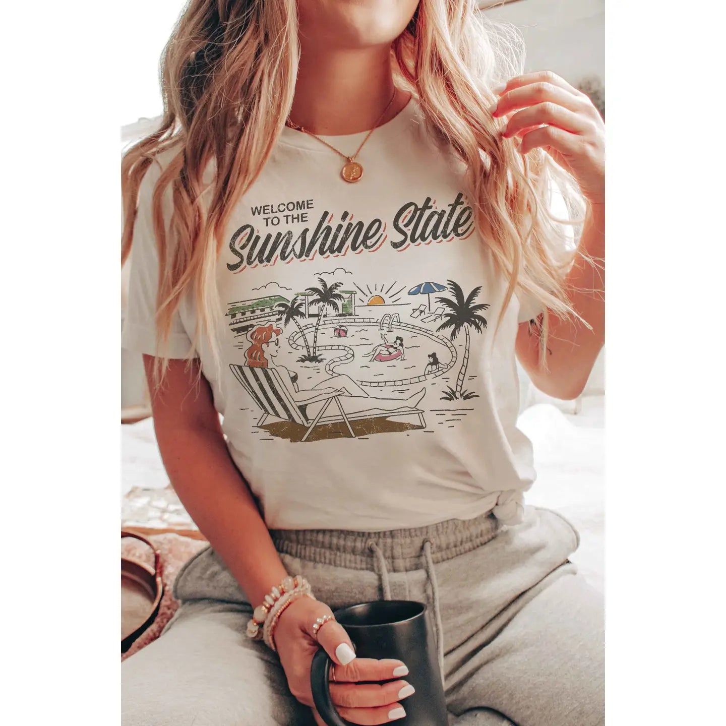 Blume & Co |  Welcome Sunshine State Tee | Vagabond | Apparel | Boutique
