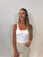 Bobi |  Crop Fitted Tank | Vagabond | Apparel | Boutique