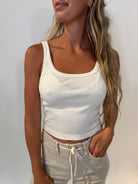 Bobi |  Crop Fitted Tank | Vagabond | Apparel | Boutique