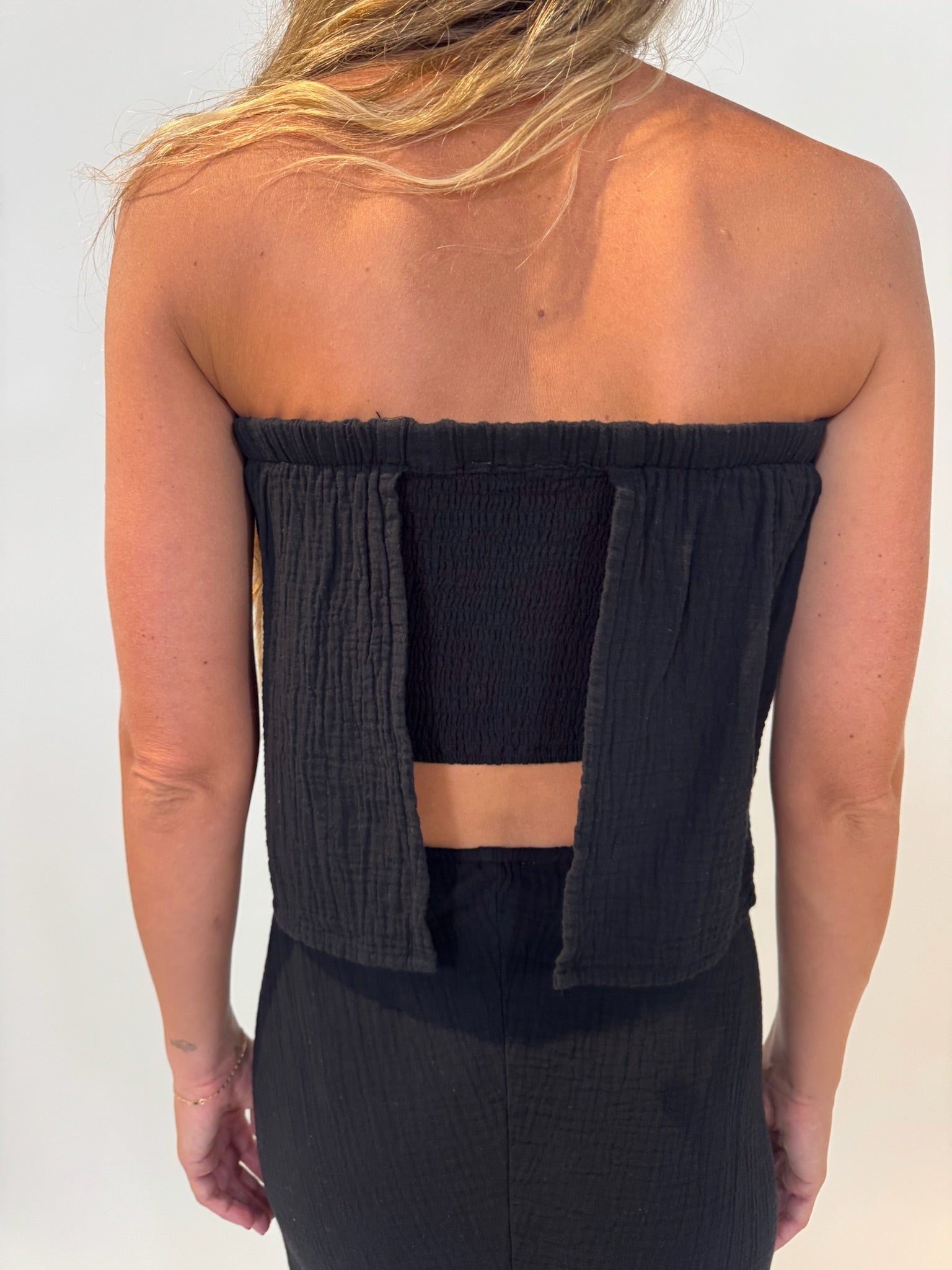 Bobi | Double Layer Tube Top | Model | Vagabond | Apparel | Boutique