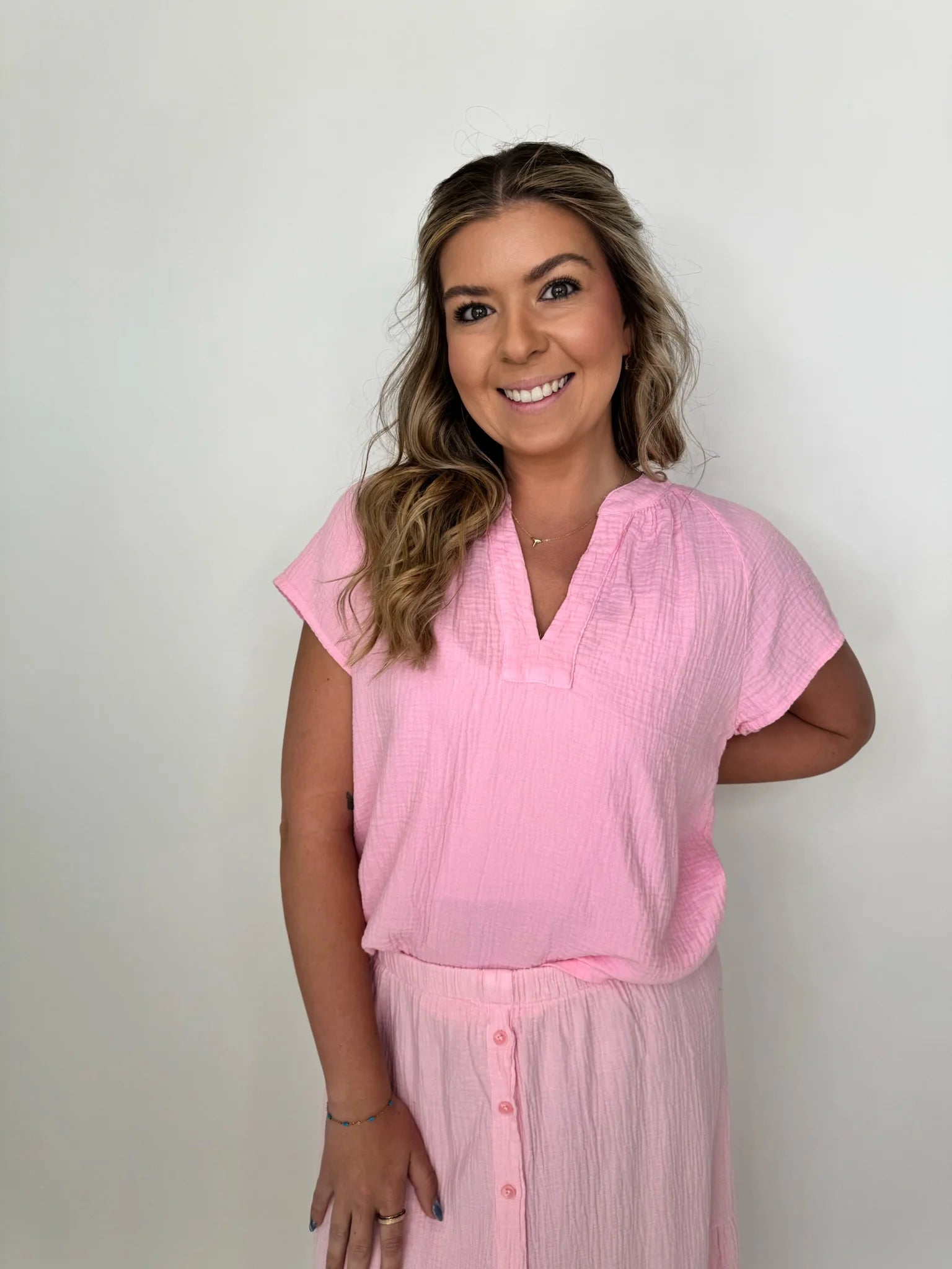 Bobi | Raglan | Flutter | Top | Rose | Vagabond | Apparel | Boutique