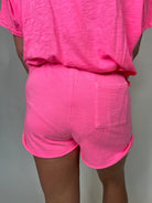 Bobi Roll Cuff Tie Waist Short | Vagabond Apparel Boutique