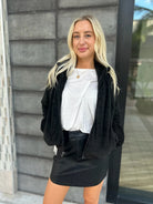 Bobi | Zip Up Raglan Jacket W/ Pockets | Open | Vagabond | Apparel | Boutique