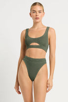 Bond-eye | Sasha Crop | Khaki | Vagabond | Apparel | Boutique