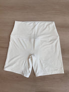 Boobeez | Zoe | Bike | Short | White | Vagabond | Apparel | Boutique