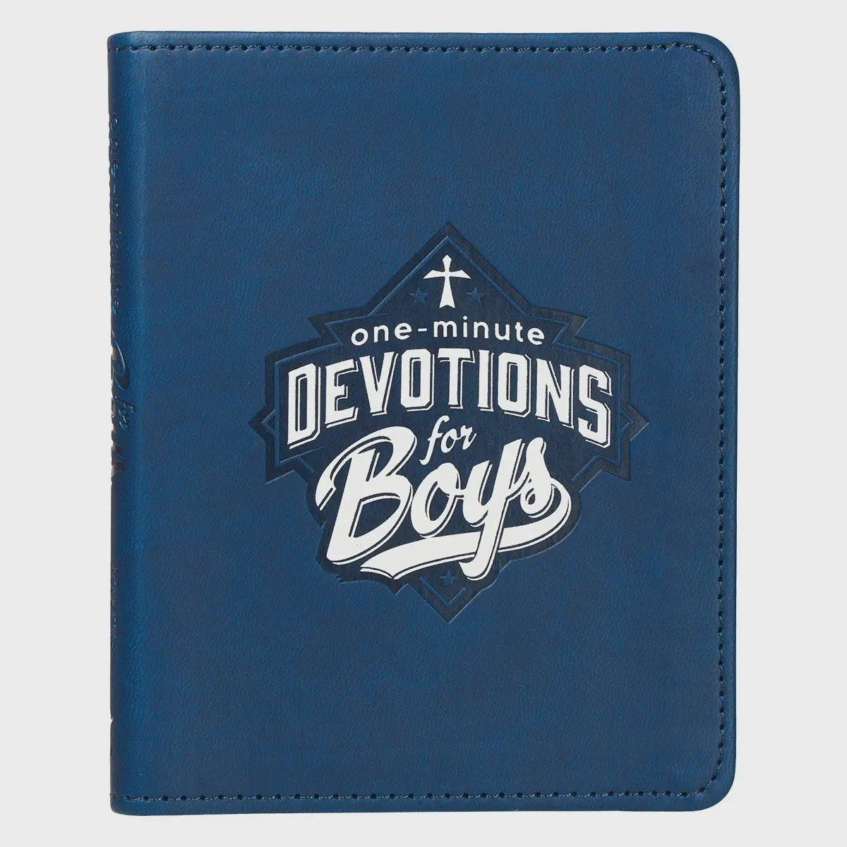Christian Art Gift | One-Minute Devotions for Boys | Faux Leather | Vagabond | Apparel | Boutique
