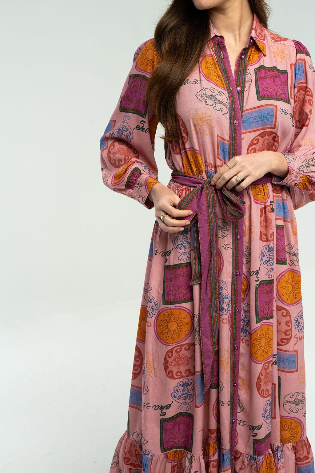 Briton Court | Dakota Maxi Dress | Close | Vagabond | Apparel | Boutique