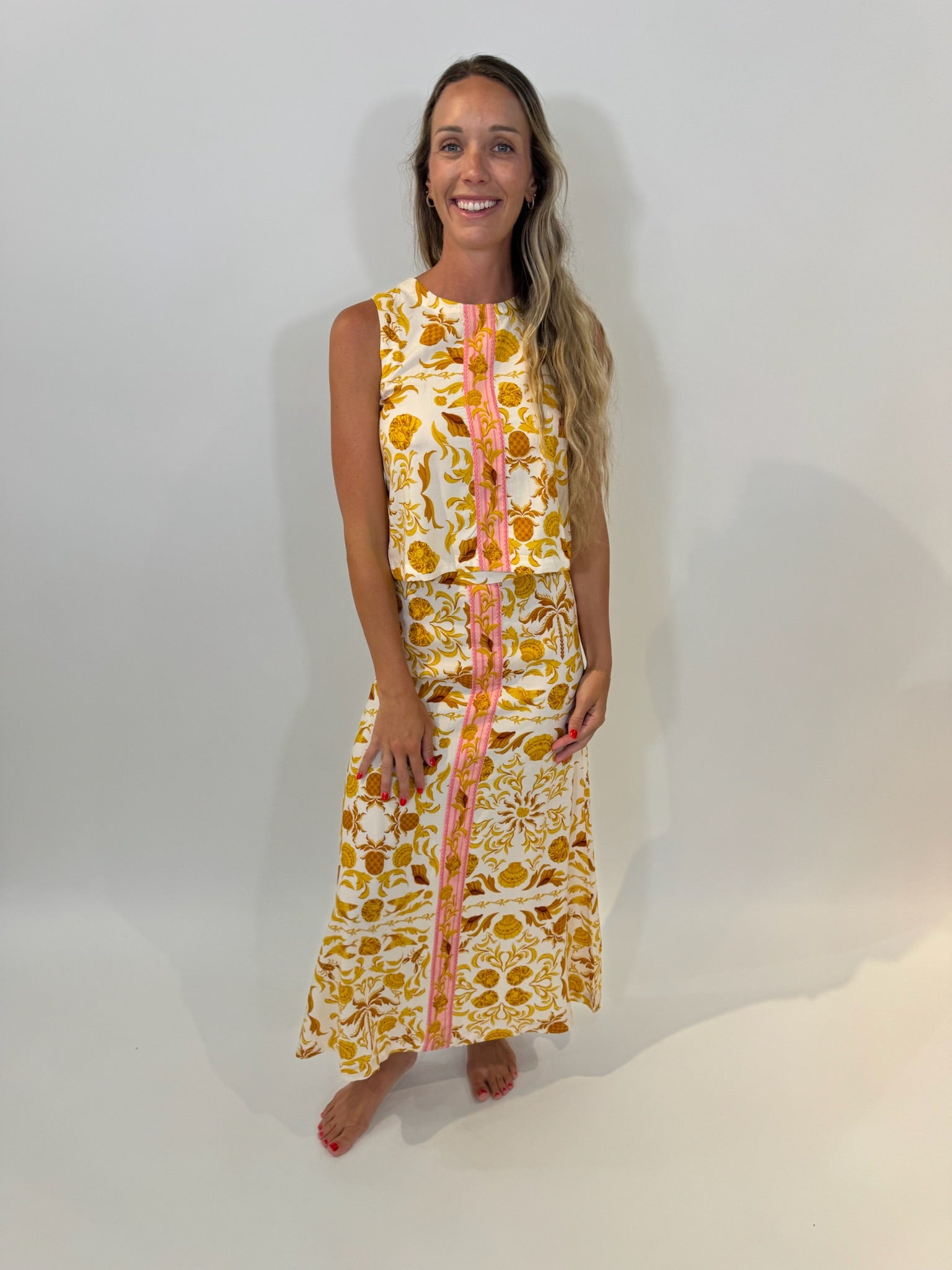 Briton Court | Tiffany Skirt Orange | Vagabond | Apparel | Boutique