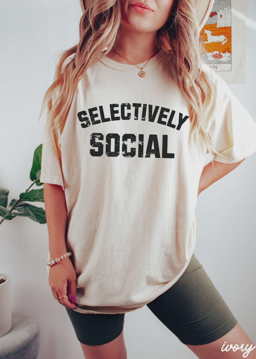 Chloe Vs Tank | Selectively Social Tee | Vagabond | Apparel | Boutique