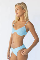 Citrine | Raglan Bottom Cerulean | Side | Vagabond | Apparel | Boutique